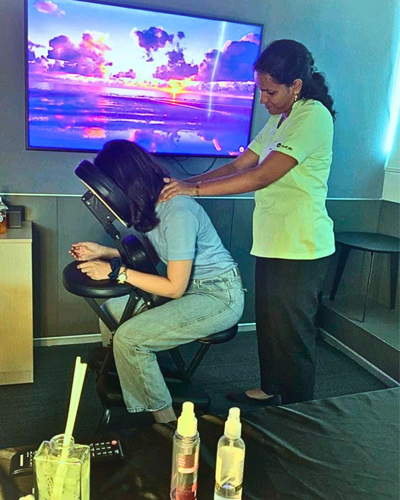 In-office therapy session